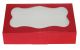 Red Foil Cookie Box 1pc