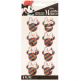 Disney Minnie Stickers Rainbow Iridescent Sequins 8pc