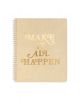 Ban.do Make it Happen Rough Drafts Large Notebook