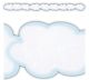 Clouds Die-Cut Border Trim