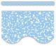 Composition Blue Scalloped Border Trim