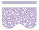Composition Purple Scalloped Border Trim