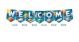 Outer Space Crew Pennants Welcome Bulletin Board
