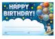 Outer Space Crew Happy Birthday Awards