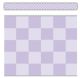 Cool for School Purple Checkers Straight Border Trim