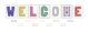 Color Crush Welcome Bulletin Board