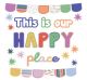 Color Crush This Is Our Happy Place Mini Bulletin Board
