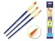 Artist Brush Set Master Stroke Golden Nylon Flat #8 Round #10 Fil #2