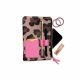 Leopard Classic Banded Pouch With Pen Loop