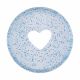THP Blue Glitter Medium Plastic Discs
