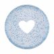 THP Blue Glitter Medium Plastic Discs