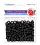 Black Barrel Pony Beads 9x6mm 175pc