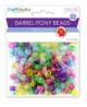 Sparkle Multi-Mix Barrel Pony Beads 9x6mm 175pc