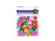 20mmx18mm 3D Shells Multi Color Acrylic Beads 25g