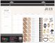 2025-2026 Modern Craft Small 12 Month Desk Calendar