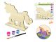 Baby Unicorn DIY Wood Stand-Up w/3 Paint Pots+Brush