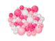 Pink Medley Glossy Round Wood Beads Assorted 42pc