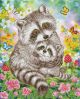 Diamond Dotz Sweet Racoons