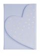 Dayna Lee Heart Flap Journal Blue 5x7