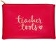 Dayna Lee Red Teacher Pouch 6x9