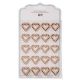 David Tutera™ Adhesive Rhinestone Hearts Rose Gold, 40 pack