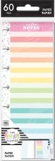 Happy Planner Color Stripe Mini Half Filler Sheet Note Paper