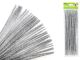 Tinsel Chenille Stems Silver Glitter Pipe Cleaners 35pc