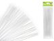 Tinsel Chenille Stems White Glitter Pipe Cleaners 35pc