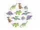 3D Foam-Fun Glitter Stickers Dino World