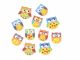 3D Foam-Fun Glitter Stickers Owl Mania