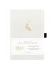 Archer & Olive A5 Moon Flowers Dot Grid Notebook With Gold Gilded Edges