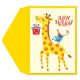 Giraffe Birthday Card