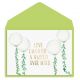 Botanical Balloons Wedding Card