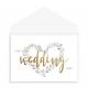 Heart Wreath Wedding Card