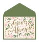 Forever Flower Wedding Card