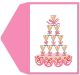 Cocktail Tower Birthday Greeting Card