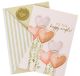 Heart Balloons Wedding Handmade Card