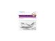 Alligator Hair Clips Silver Metal 5.5cm 4pc