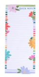 Flower Power Magnetic Notepad