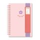 Pretty Posy Notes Oliver Notebook with Pen Pocket