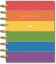 Undated Pride Rainbow Classic Vertical Happy Planner 12 Months