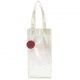 Frosted Gold Glitter Wine Bag