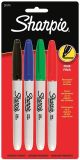 Sharpie Fine Permanent Markers Basics 4pc
