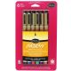 Sakura® Pigma® Brush Pen Set - Assorted Colors - 6 pieces