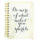 Sparkle Spiral Hardcover Journal 6x8