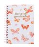 Butterfly Spiral Hard Cover Journal 6x8