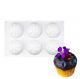 Gem Hemisphere Silicone Baking Mold 6 Cavity