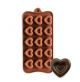 Dimpled Heart Silicone Chocolate Mold