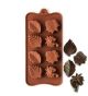 Palm Tree and Leaves Silicone Chocolate Mold