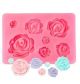 Bourbon Rose Silicone Mold-7 Cavity